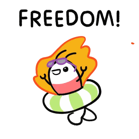 Bug Wearing Sunglasses And Life Preserver Sticker