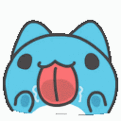 Bugcat Capoo Lick Sticking Tongue Out GIF