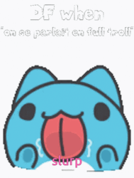 Bugcat Capoo Tongue Slurp GIF