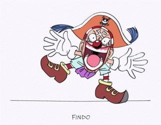 Buggy One Piece Clown Funny Face GIF