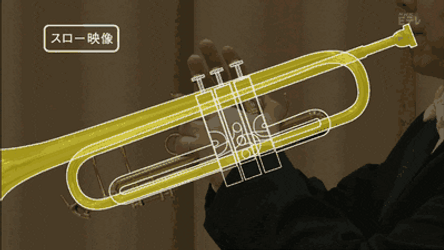 Bugle Wind Passing Thru Illustration GIF