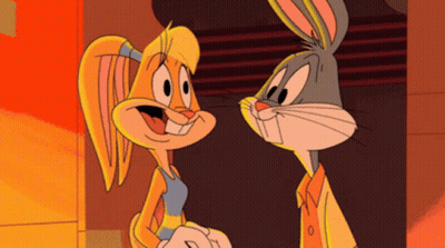 Bugs Bunny And Lola Bunny Cartoon GIF