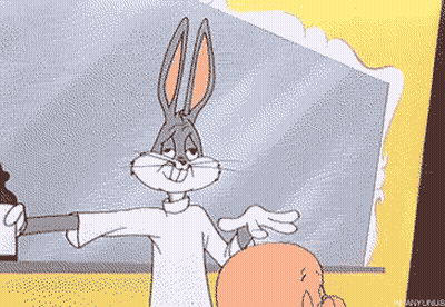 Bugs Bunny And Looney Tunes Are Shown In A Pixel Art GIF