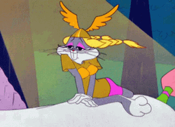 Bugs Bunny As Pretty Roman Girl GIF