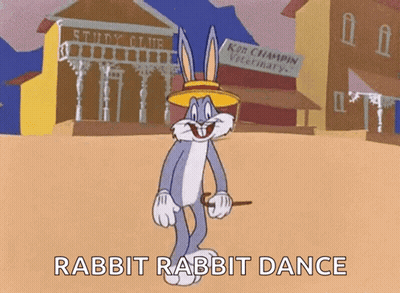 Bugs Bunny Dancing Rabbit Rabbit Dance GIF