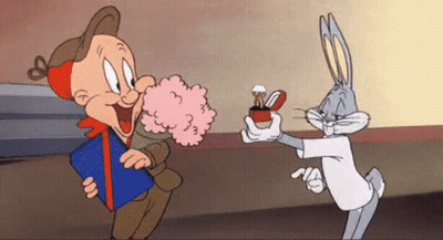 Bugs Bunny Giving A Man A Ring GIF