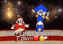 Bugs Bunny Happy Independence Day GIF