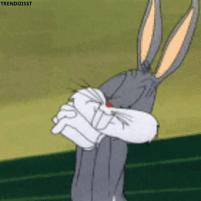 Bugs Bunny Holding Fist Up GIF