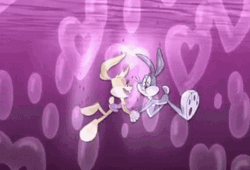 Bugs Bunny Love Lola Bunny GIF