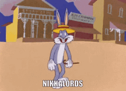 Bugs Bunny No Nikka Lords  GIF