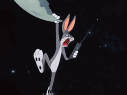 Bugs Bunny No Shouting On The Radio GIF