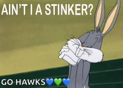 Bugs Bunny Saying Ain't Ia Stinker GIF