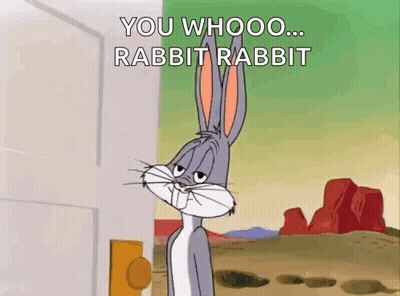 Bugs Bunny Saying You Whooo GIF