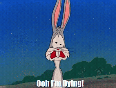 Bugs Bunny Says Ooh I'm Dying GIF
