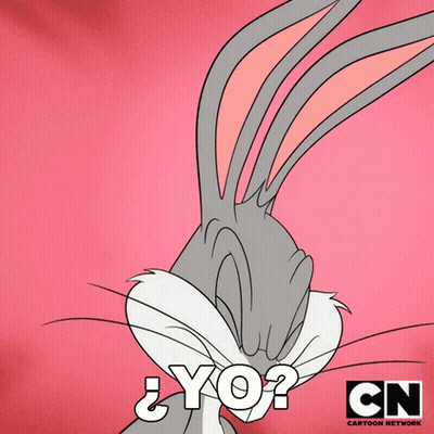 Bugs Bunny Surprised Face GIF