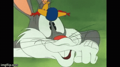 Bugs Bunny Wearing Hat GIF