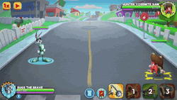 Bugs Hitting Yosemite Sam GIF