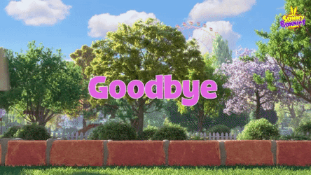 Build Brick Wall Goodbye Sunny Bunnies GIF