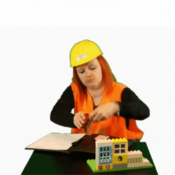 Build Lego House Funny Engineer GIF