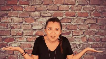 Build The Wall Guy Talking To Wall Meme GIF
