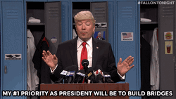 Build The Wall Jimmy Fallon Donald Trump Parody GIF