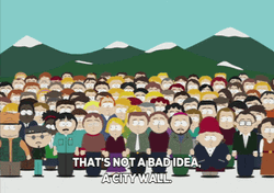 Build The Wall Randy Marsh South Park GIF