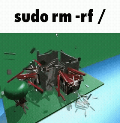 Building Destroyed In Video Game Sudo Rm Rf GIF