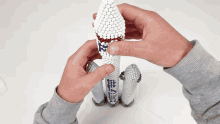 Building Magnet Rocket Ship Metal Balls Rods GIF