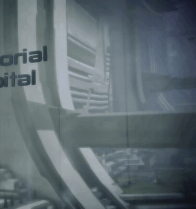 Building With Memorial Hospital Sign GIF