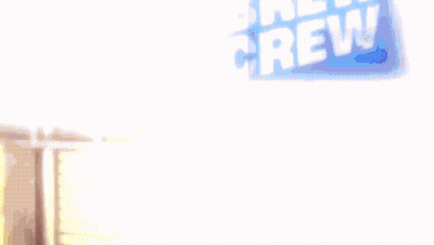 Building With Sign Saying Wowkes Brew Crew Win GIF