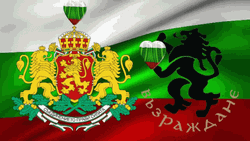 Bulgaria Flag Hearts