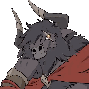 Bull With Horns And Red Cape Sticker