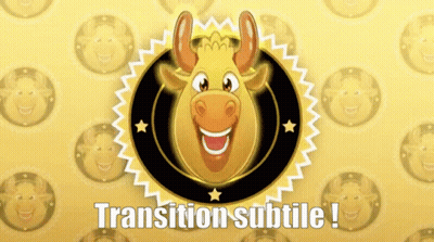 Bull With Transition Subtitle GIF
