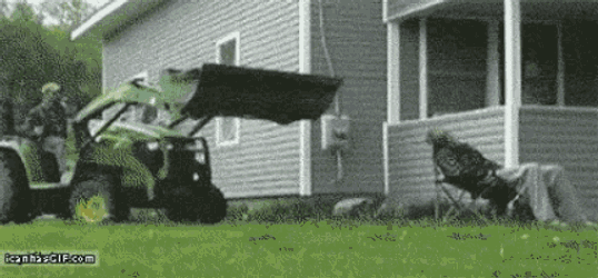 Bulldozer Water GIF