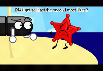 Bullet And Star Saying Did I Get At Least The Second Most Likes GIF