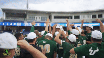 Bullpen Baseball Players Celebrating Win GIF