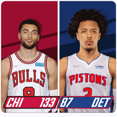 Bulls And Pistons Basketball Players GIF
