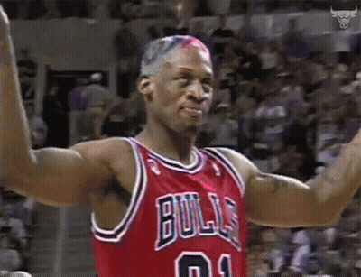 Bulls Basketball Player Arms Outstretched GIF