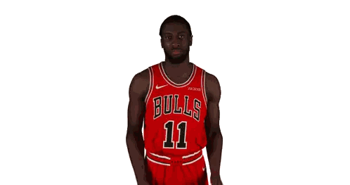 Bulls Player Number 11 Sticker