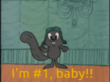 Bullwinkle Rocky Squirrel Number 1 Baby GIF