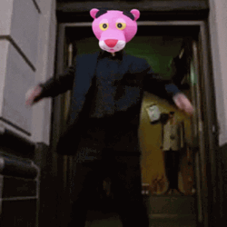 Bully Maguire Dance Pink Panther GIF | GIFDB.com
