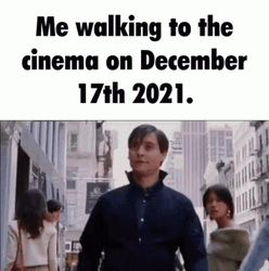 Bully Maguire Dance Walking On Cinema Meme GIF