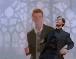 Bully Maguire Rick Astley Dance Meme GIF