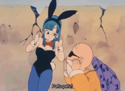 Bulma Master Roshi Pafu Pafu GIF