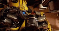 Bumblebee Drinking Coffee GIF
