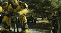 Bumblebee Escaping With Her GIF