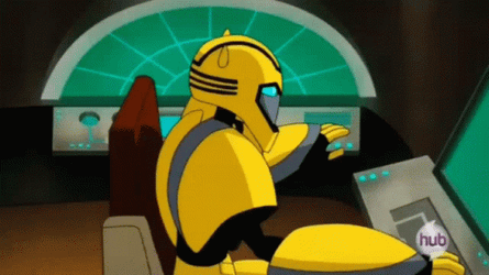 Bumblebee Megatron Protoforms GIF