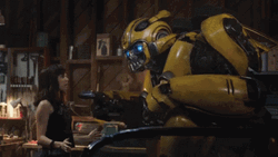 Bumblebee With A Girl GIF