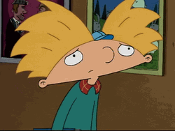 Bummed Hey Arnold GIF