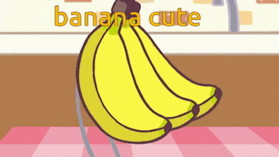 Bunch Of Bananas Banana Cute GIF